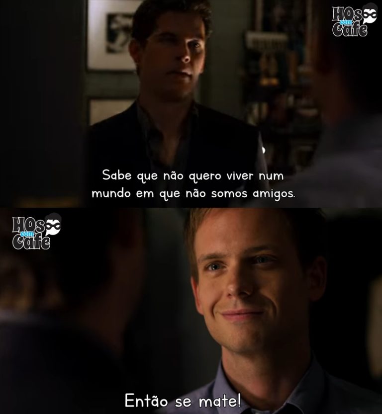 Frase da série suits HQs Café