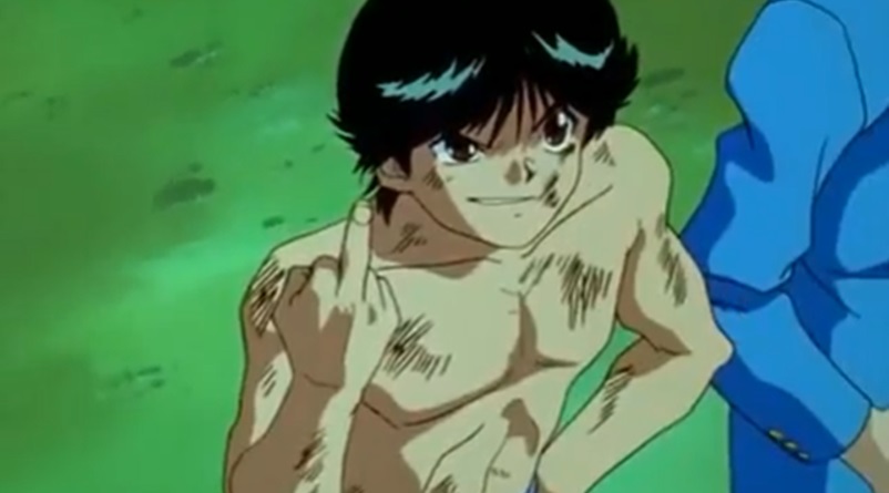 yuyuhakusho, Yusuke recebe a lente mágica e